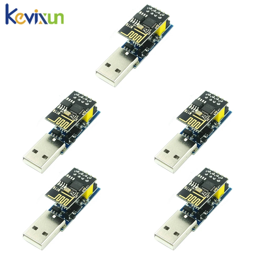 5/1PCS CH340C USB ESP8266 ESP-01 ESP01S Prog WIFI Downloader Module Developent Board for Arduino Programmer Adapter