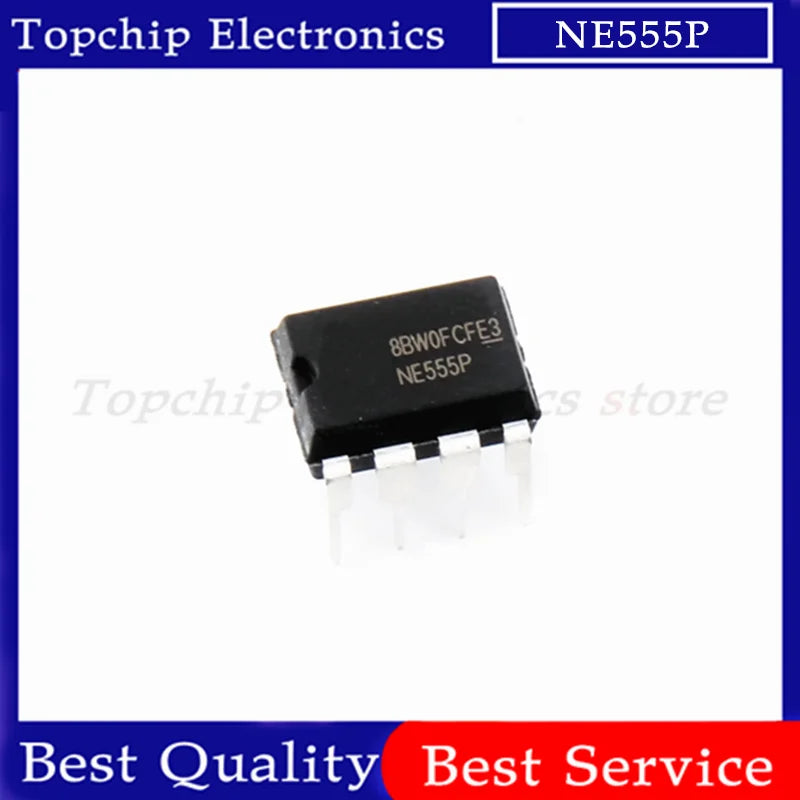 50pcs Integrated Circuits NE555 NE555P 555 DIP-8 Timers IC Chip
