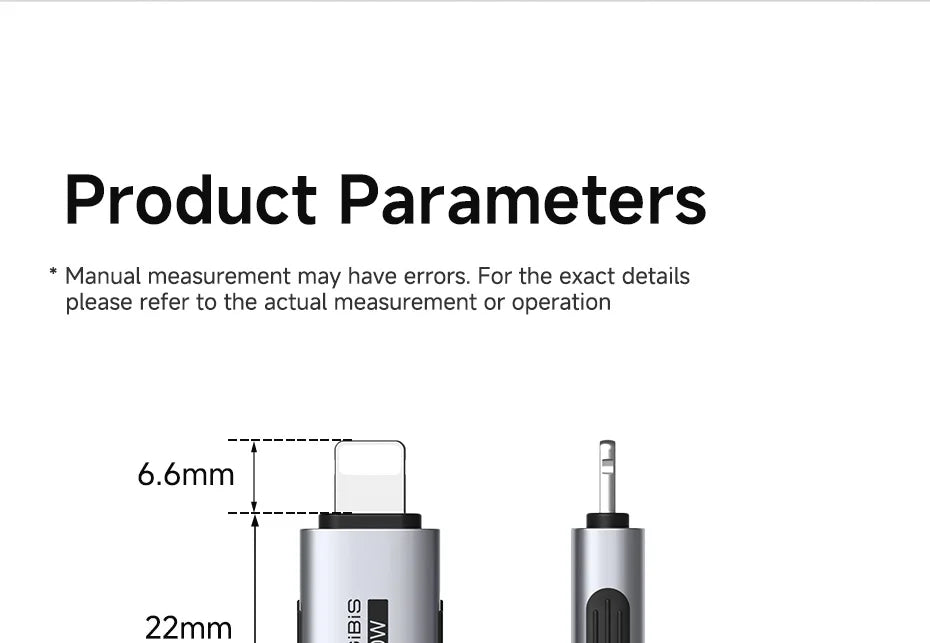 Hagibis USB C To Lightning Adapter Male to Female Charging Converter Data Transfer for iPhone 13/14 Pro Max Earphone Charging