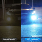 2PCS Strobe Car Fog Lamp H1 H3 H8 H11 LED 9005 HB3 9006 Hb4 H7 Auto Daytime Running Light Flash Driving Bulb White