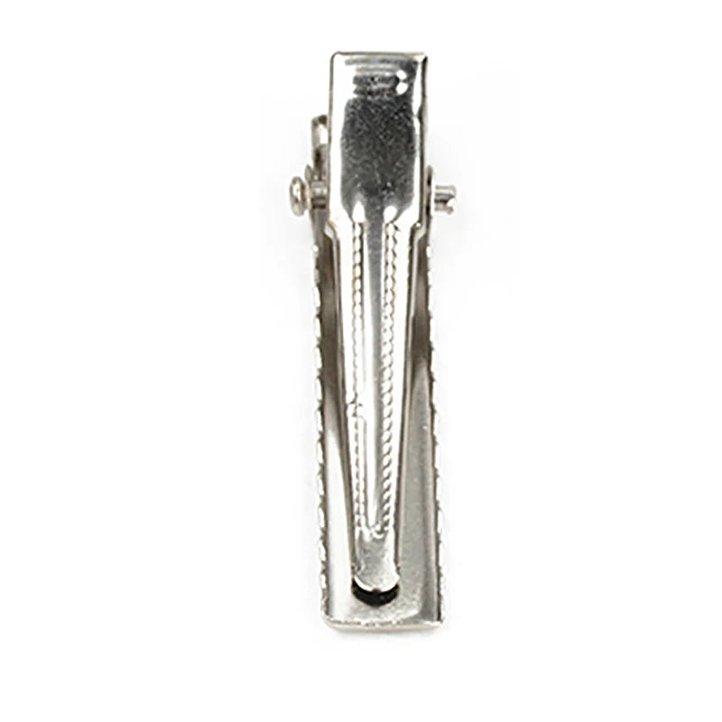 50pcs/lot Metal Crocodile Clips Cable Lead Testing Metal Alligator Clips Clamps Hair Clips Hairpins 35mm-75mm