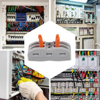 60Pcs Lever Wire Connectors Kit, Push-in Electrical Connectors Quick Connect 2/3/4/5 Conductor Combination, Termal Blocks