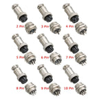 Accessories Mount Panel Aviation Plug M16 Male / Female  Cable Connector GX16