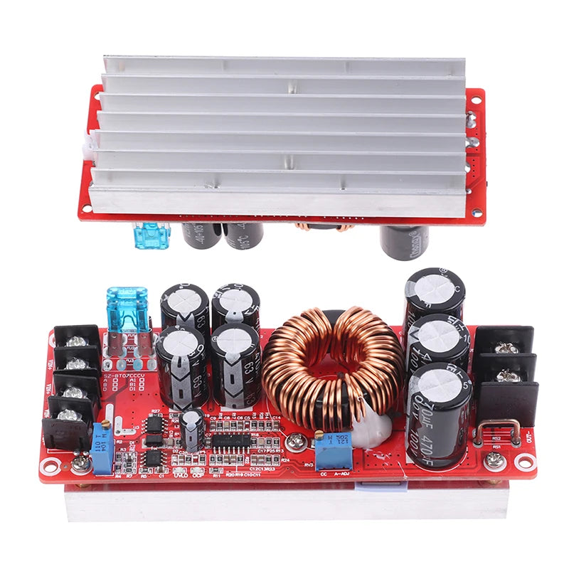 1Pcs 1200W 20A DC-DC Converter Boost Car Step-up Power Supply Module 8-60V to 12-83V