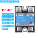 SSR-10DD/25DD/40DD/50DD/60DD/75DD/80DD/90DD DC Control DC SSR Single Phase Solid State Relay 5-220VDC 3-32VDC Solid State Relay
