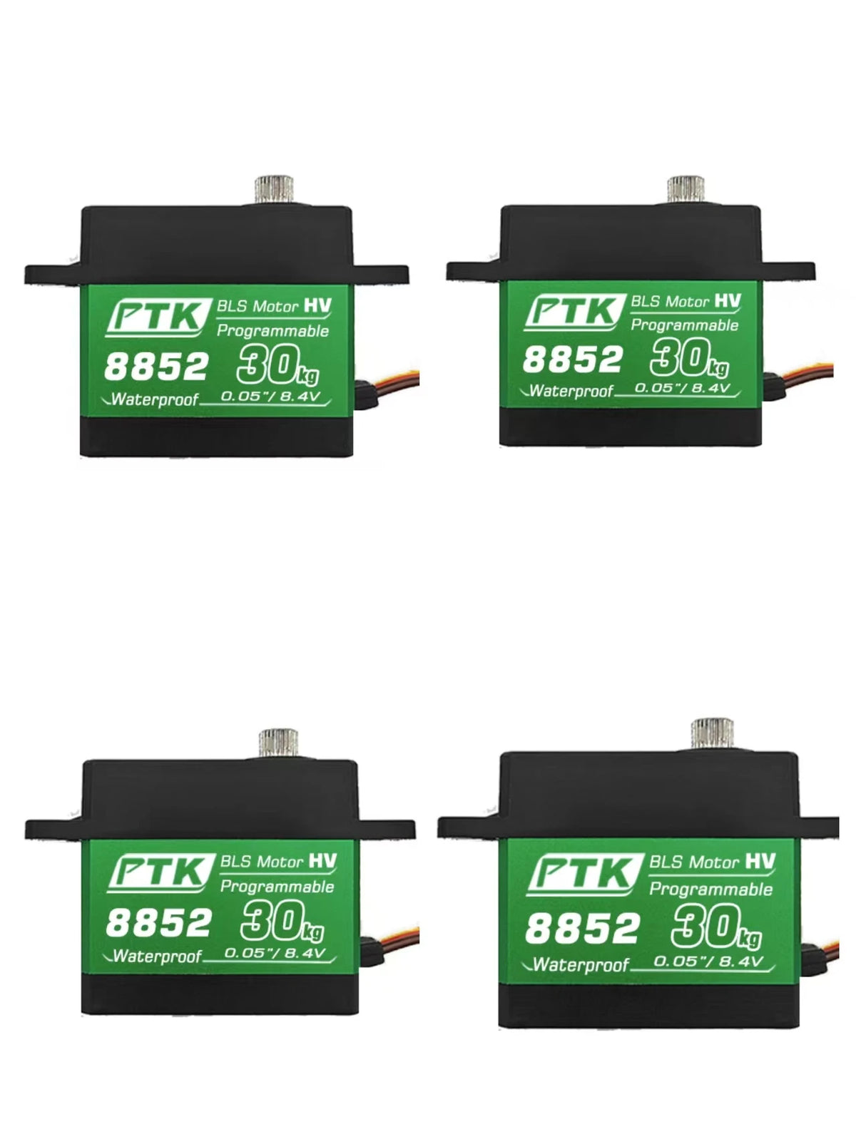 PTK Servo 8.4V 30kg 40kg High speed0.05 brushless RC servo motor Waterproof 1/8 1/10 1/12 scale automotive fixed wing robot 180°