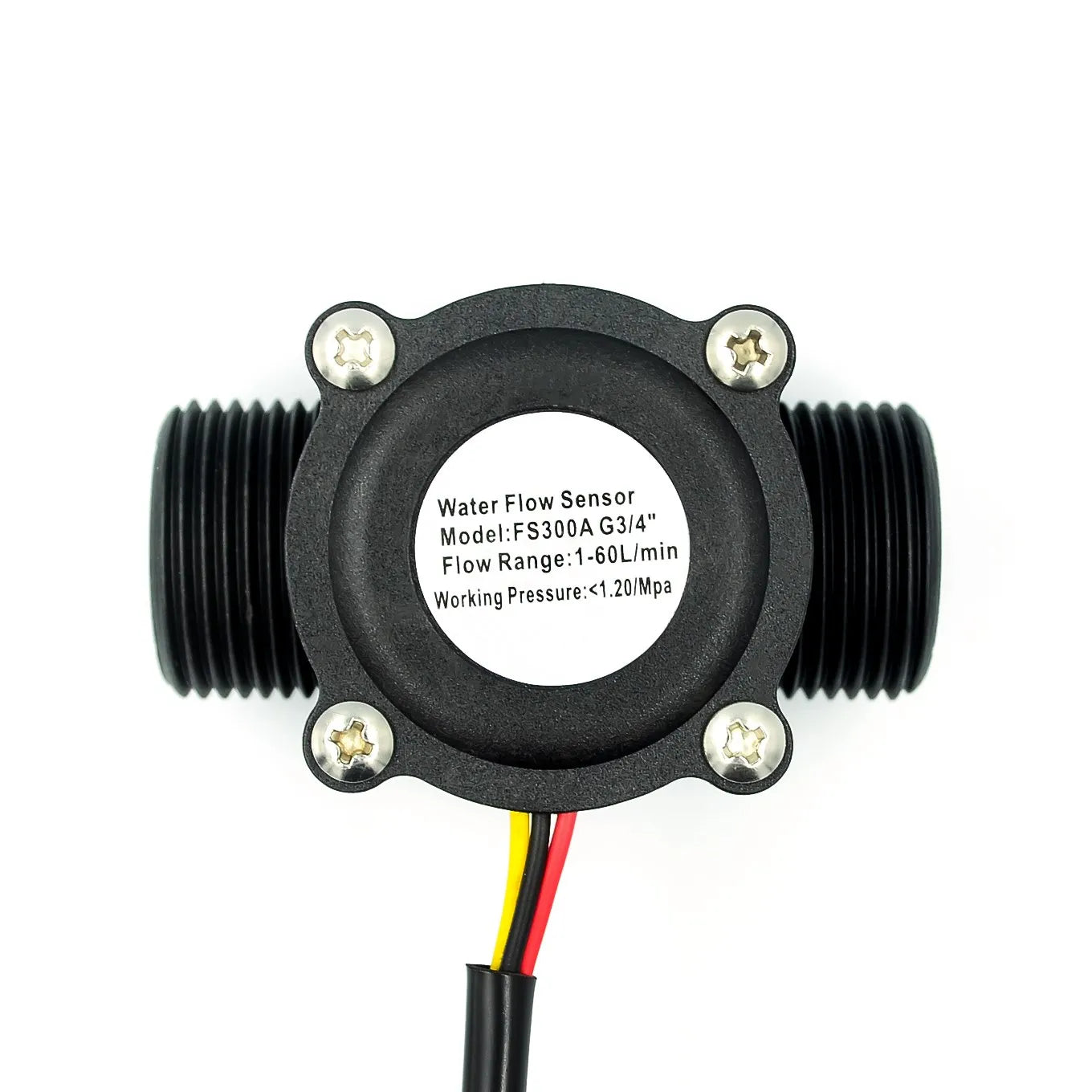 1-60L/Min DC 5-24V Hall Effect Water Flow Sensor Counter Meter FS300A