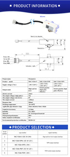 XKC-Y26A Non-contact Water Capacitive Liquid Level Detection Sensor for 4-11mm Small Pipes