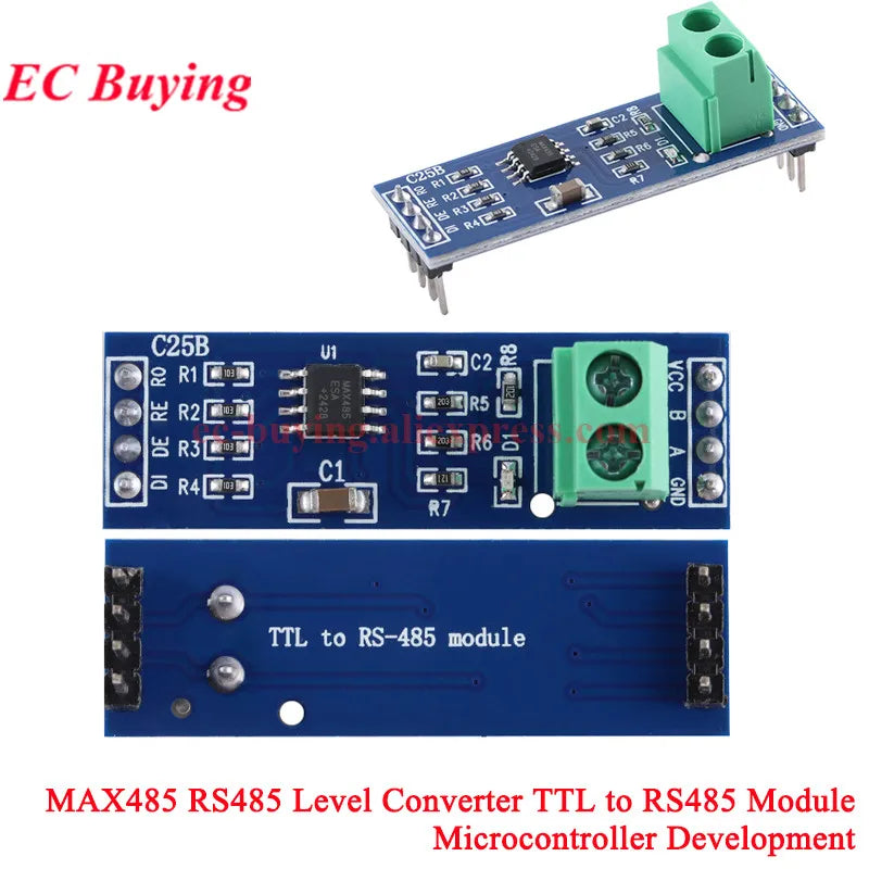 1-10Pcs RS485 RS232 MAX485 TTL CAN to Serial Port Conversion Module Level Convertor Board 232 Turn UART 3.3V 5V MAX485CSA RS-485