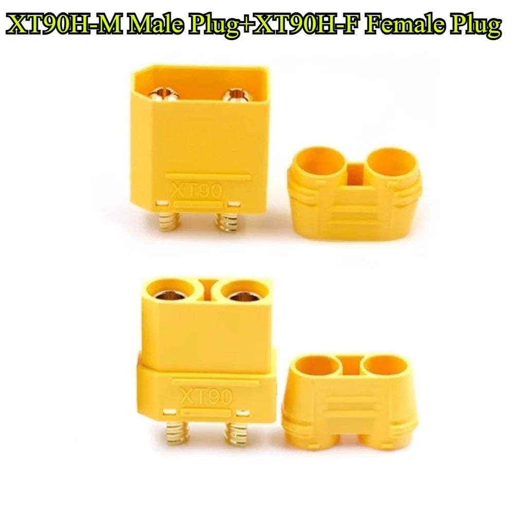 1/2/3/5Pcs XT90S Anti Spark Connector Amass XT90-S XT90H-M Plug Connector Anti-Spark Male Female Adapter For RC Car Lipo Battery