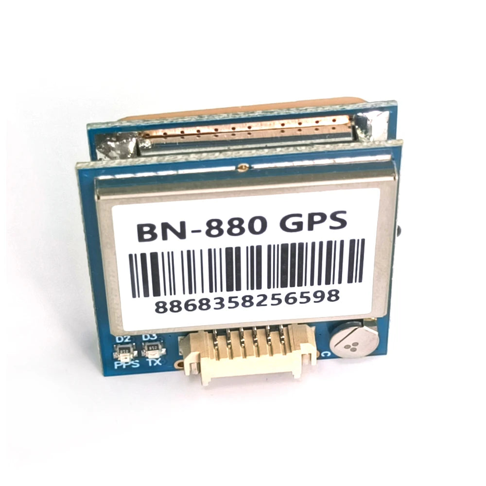 BN220 BN-880 GNSS Module, 3.0V-5.0V TTL Level GPS GLONASS Dual GPS Module with Built-in FLASH Antenna for RC Drone Airplane