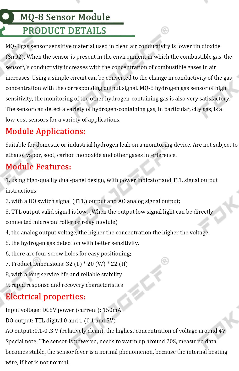 MQ-2 MQ-3 MQ-4 MQ-5 MQ-6 MQ-7 MQ-8 MQ-9 MQ-135 Detection Smoke methane liquefied Gas Sensor Module for Arduino Starter DIY Kit