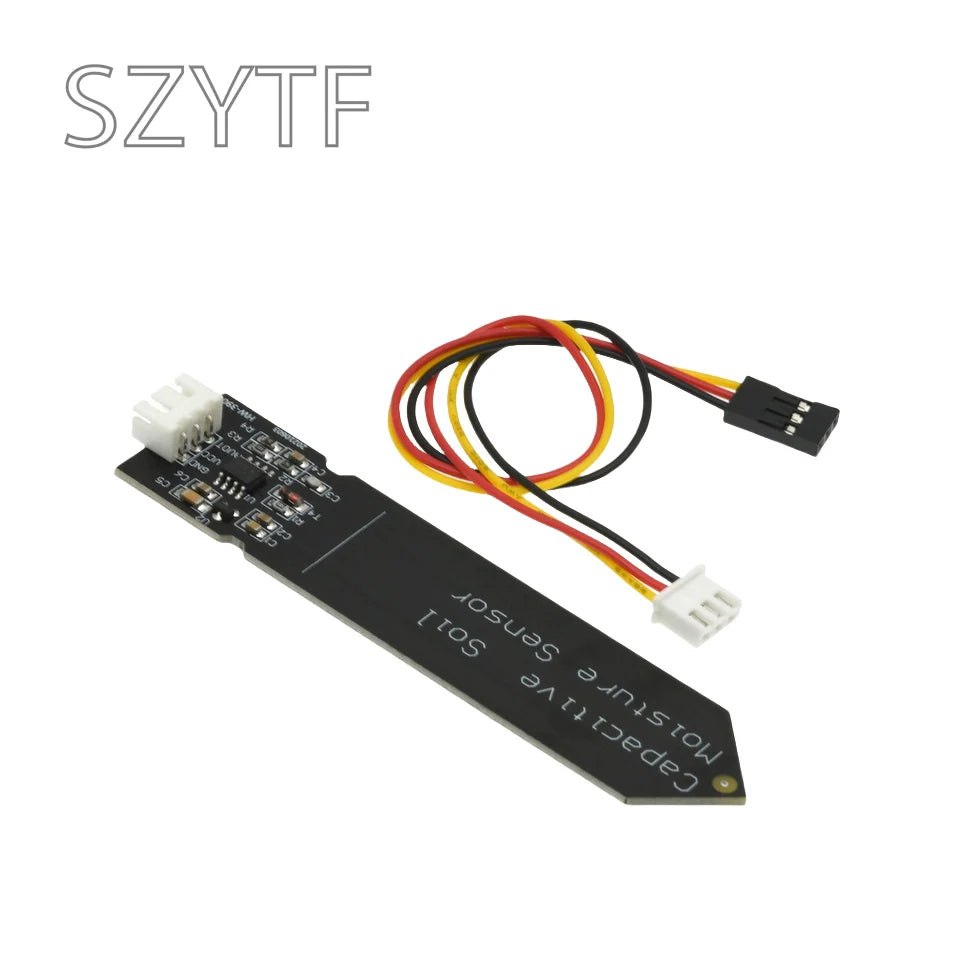 1-100PCS Capacitive Soil Moisture Sensor Not Easy To Corrode Wide Voltage Wire For Arduino