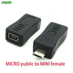 Cltgxdd USB 2.0 Adapter Mini 5P to A Male Female Micro to USB Android Data Side T Port Converter Selector Connector