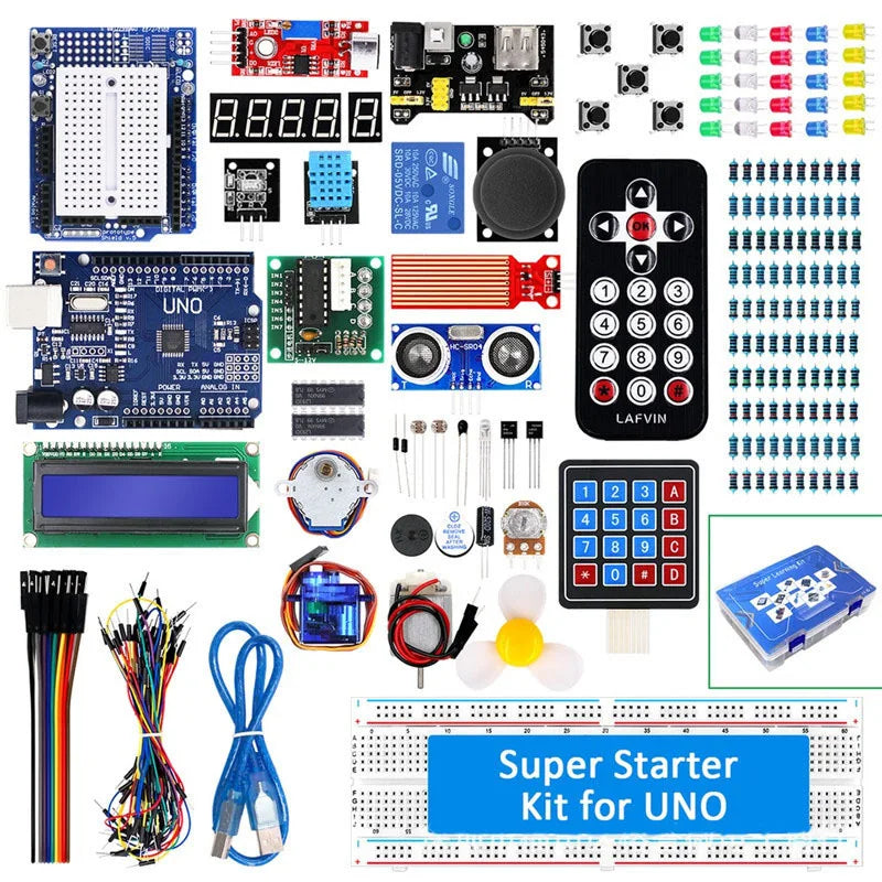 Rfid Upgrade Kit - Super Starter Bundle with Uno R3 Enhanced Development Board and Tutorial Learning Kit