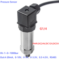 G1/4 Pressure Sensor Transmitter 0-0.1bar 0.3bar 5bar 10bar 100bar Pressure Sensor 4-20mA 0-3.3V 0-10V Pressure Transducer
