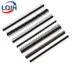 10CS Pitch 2.0mm 1x40 2x40 Pin Single Double Row Right Angle Straight SMT SMD Round Male Header Connector