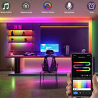 WS2811 RGBIC COB LED Strip Lights Dream Color Addressable Smart LED Tape Flexible Tuya WIFI APP Control DC12V for Alexa Google