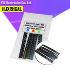 100PCS=5 colors x 20pcs 1210 1206 0805 0603 LED Diode Assortment SMD LED Diode Kit Green/ RED / White / Blue / Yellow