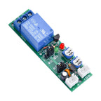 JK11 0-24H Cycle dual-Adjustable Timer Delay On/Off Switch Relay DC 5V 12V 24V Timer Delay Relay Module Electronic Component