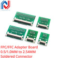 1Pcs/lot FPC/FFC Adapter Board 0.5/1.0MM to 2.54MM Soldered Connector 4/5/6/8/10/12/14/16/20/26/3040/45/50/60 Pin