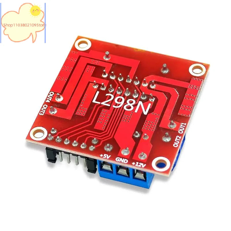 【HT】【YH】L298N Motor Driver Board DC & Stepper Motor Driver Module For Smart Car Robot
