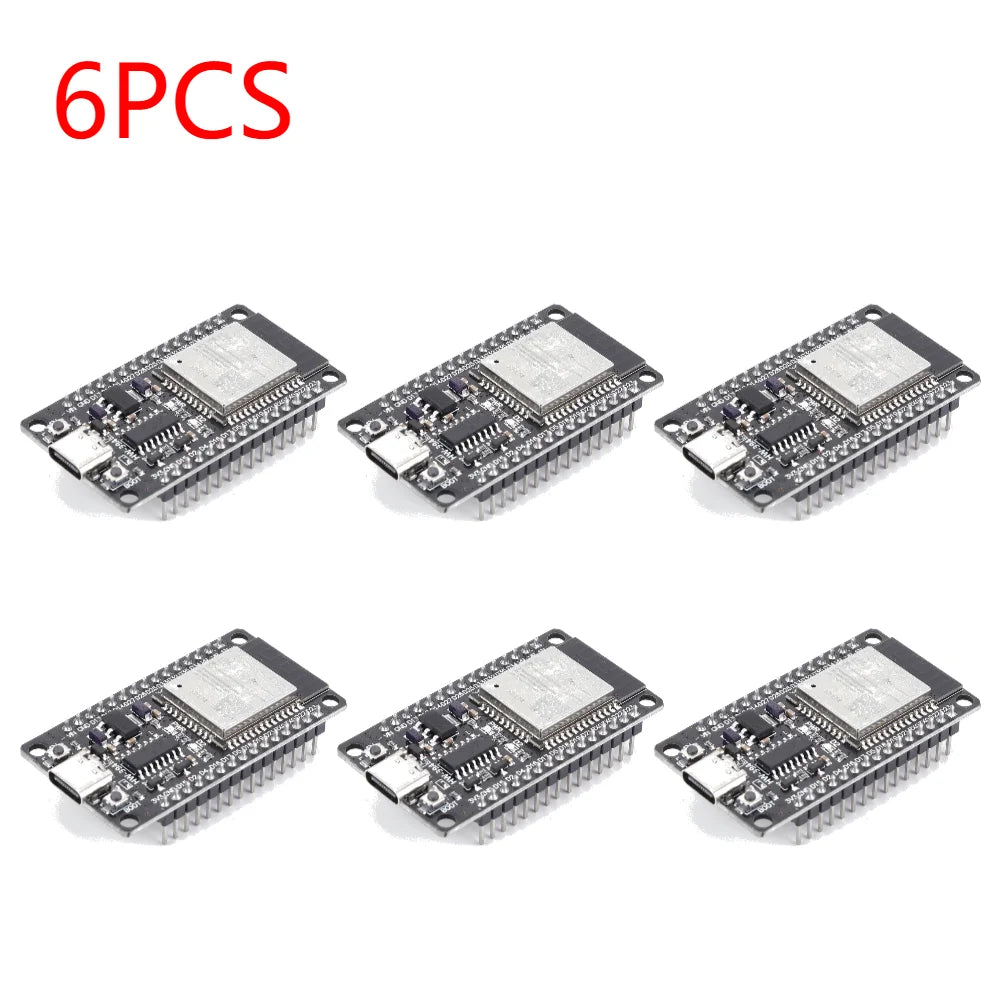 1-6PCS ESP32 Development Board WROOM-32D Development Board Wireless WiFi Bluetooth Ultra-Low Power Consumption for Smart Home