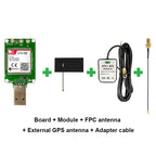 SIMCOM A7670E A7672E USB Dongle Modem LTE CAT1+2G+GPS IoT Module Breakout Kit With Antenna for Europe/Middle East/Africa