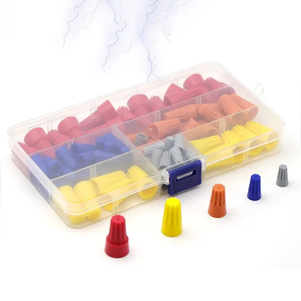 Quick Wire Connector Nut Insulated Wire Connectors Nuts Colorful Boxed Twist Caps Nuts Electrical Insulated Crimp Electrical