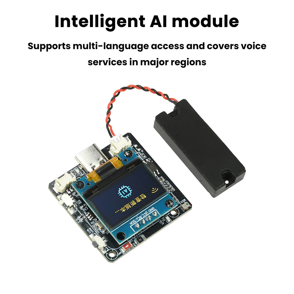 ESP32-C3 AI Conversation and Voice Module 0.96-inch Smart Development Board Supports Xiaozhi/Deepseek/Doubao/Qwen Etc.