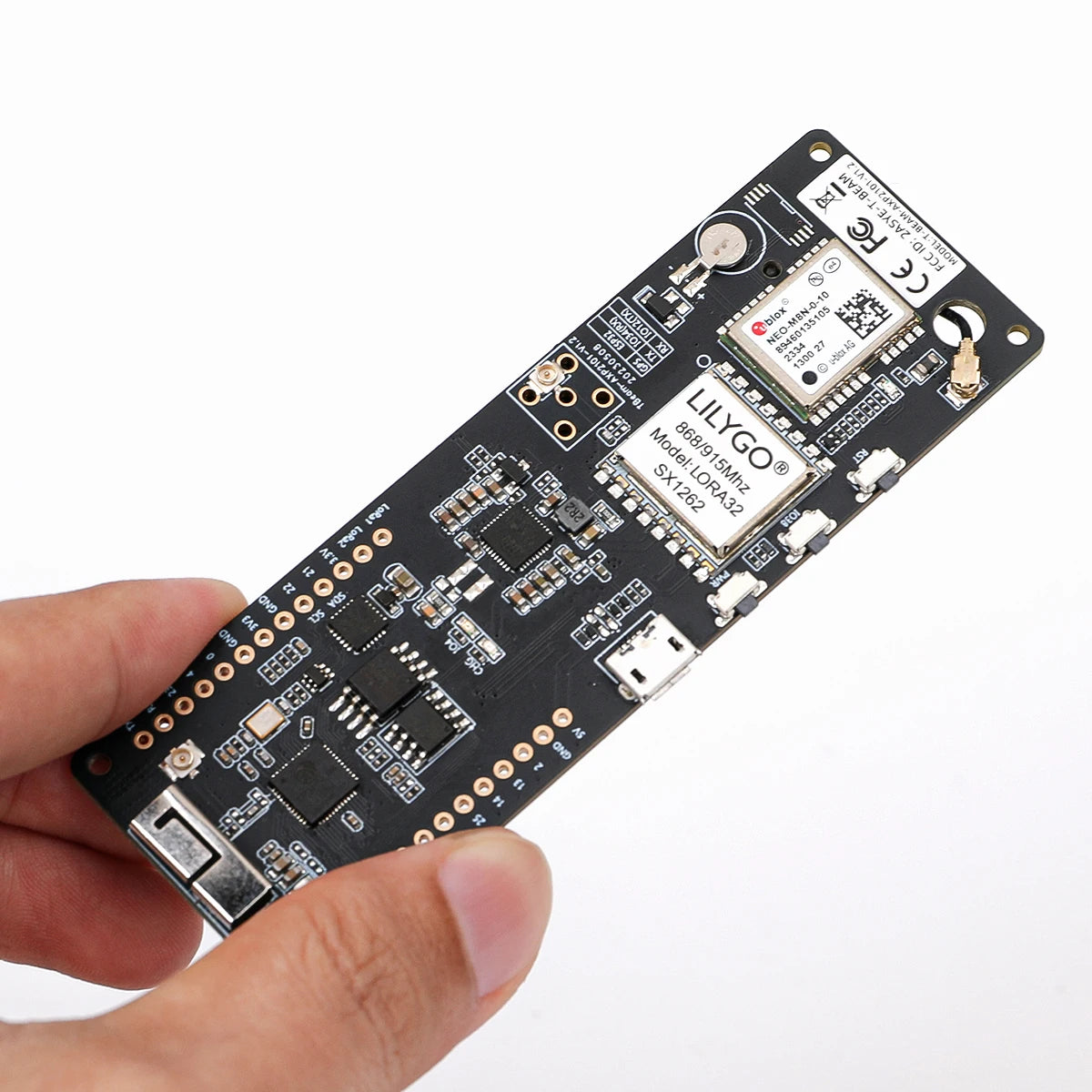 LILYGO T-Beam Meshtastic 433MHz 868MHz 915Mhz V1.2 ESP32 LoRa GPS WiFi Bluetooth Module LoRaWAN Development Board OLED Display