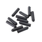 10pcs Warm Shrink End Cap Heat Shrink Cap Black Cable Sealing Cap For Protection Cable End Electrical Equipment