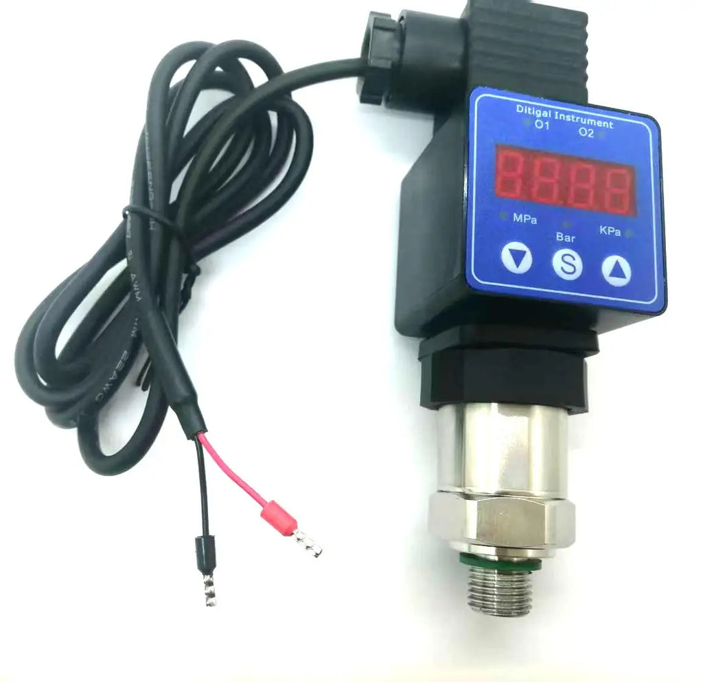 pressure transmitter with LED Display G1/4 12-36V 4-20mA 0.5% 0-600bar optional stainless steel pressure  transducer sensor