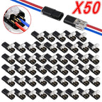 20/30/50/100 D2 Quick Wire Connector Solderless Push-in Terminal Block Electrical Cable Splice Connector for Home DIY Automotive