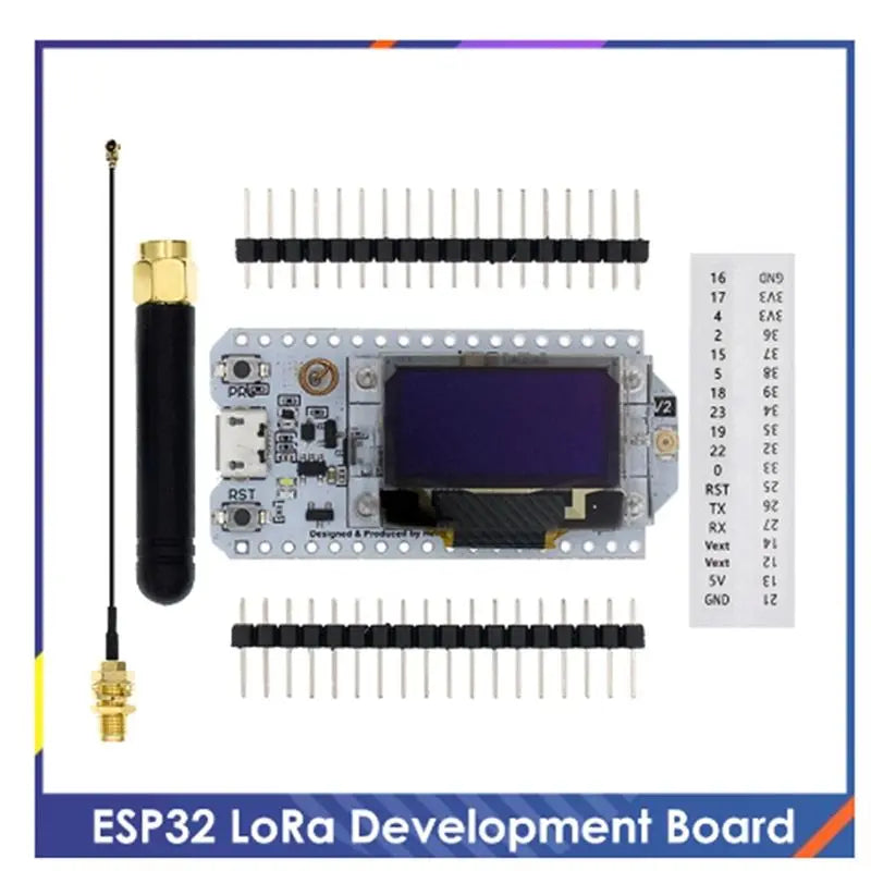 L63A SX1276 SX1278 LoRa 868MHz/915MHz 0.96 Inch Blue OLED Display Bluetooth WIFI Kit 32 Development Board