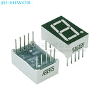 10pcs 0.56 Inch 10Pins 5161AY 5161BY 1 Bit Digit 7 Segment Yellow LED Digital Display Digitron Common Anode Cathode C-C C-A