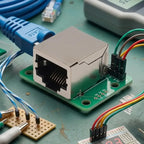 RJ45 Network Port 8-pin Direct Connection Adapter Board Modular Ethernet Connector Network Interface Breakout Board Adapter