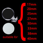 10Pcs Clear Collection Coin Holder Capsule with Display Stand and Gasket 17/20/25/27/30/33/38/40mm Coins Storage Organizer Box
