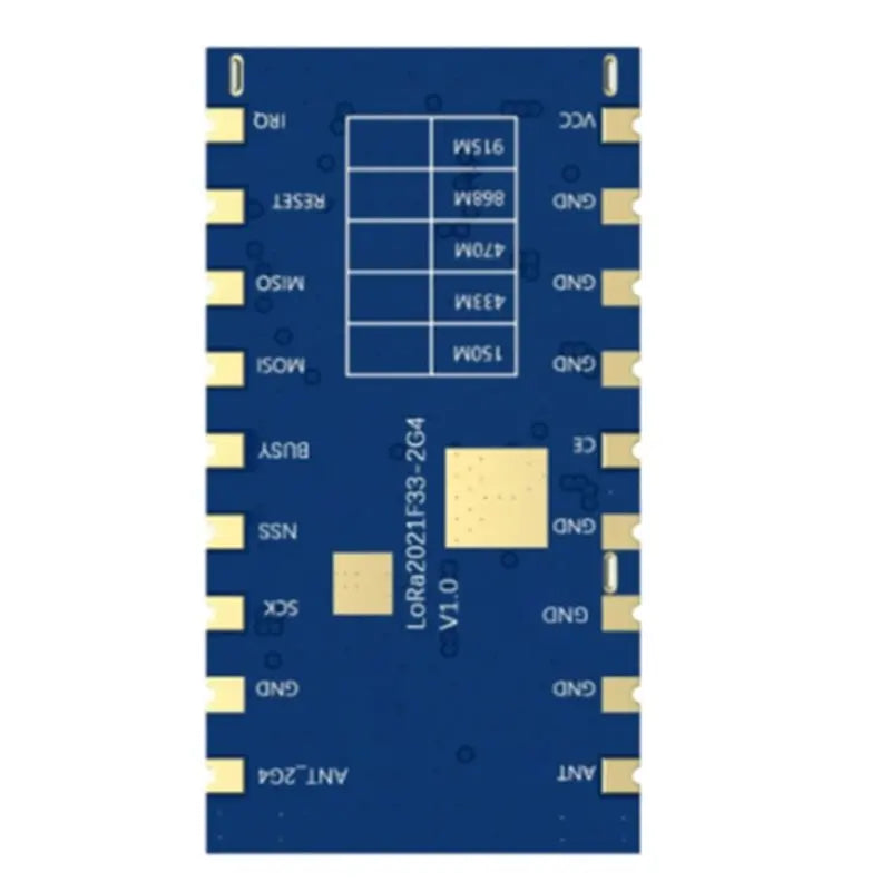 FULL-Lora2021f33-2G4 2W High-Power Lora Module Use LR2021 Sub-Ghz 150-470Mhz SPI Module,Wireless Module