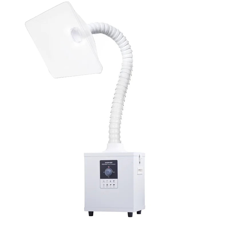 KNOKOO Soldering Fume Extractor FES150 Welding Smoke Absorber Air Purifier for Keratin Nail Salon Vacuum, Laser and 3D Printing