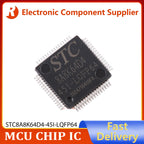 5PCS STC8A8K64D4-45I-LQFP64 1T 8051 Microprocessor Microcontroller Chip Original in Stock