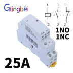 Modular Household Contactor 220V ICT 2P 16A 20A 25A 2NC 2NO 1NO 1NC 50/60Hz