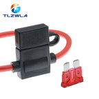 ATC Medium Blade Waterproof Fuse Holder For Automobile 32V 18/16/14/12/10AWG Standard Fuse Insert 1A 2A 3A 4A 5A 7.5A 10A 15A-50