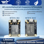 WITMOTION UM982 GNSS Receiver RTK Module ZED-F9P UM980 Sensor GPS BDS GLONASS /Galileo For High Accuracy Drones Positioning
