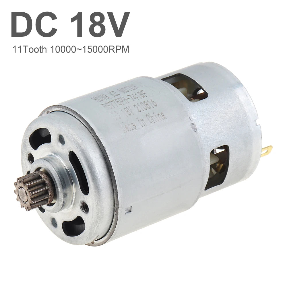 RS775 DC Motor High Power Reciprocating Saw Motor with 11Tooth Gear for Electric Saber Saw Handheld Cutting Lithium Electric Saw