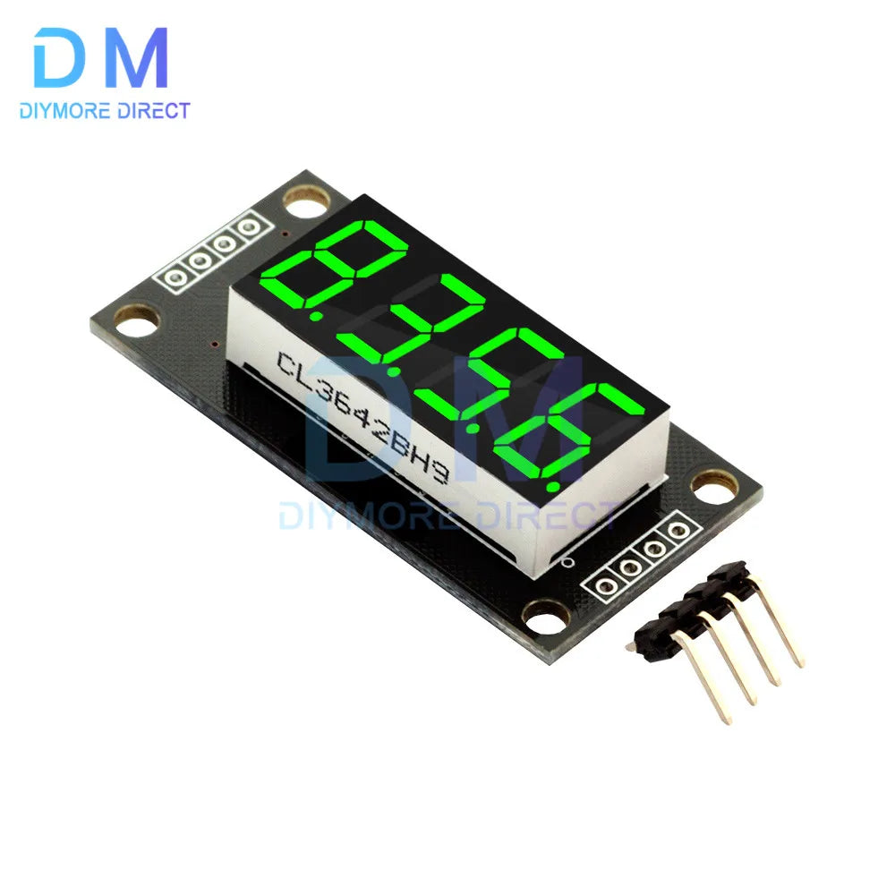 TM1637 LED Display Module For Arduino 0.36 Inch 7 Segment 4 Bits Clock RED Anode Digital Tube Four Serial Driver Board Pack