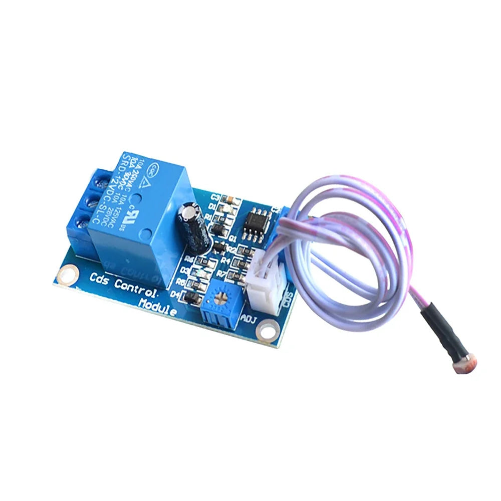 DC 5V/12V/24V XH-M131 Photoresistor Relay Module 10A Light Control Switch Detection Sensor Brightness Automatic Control Module