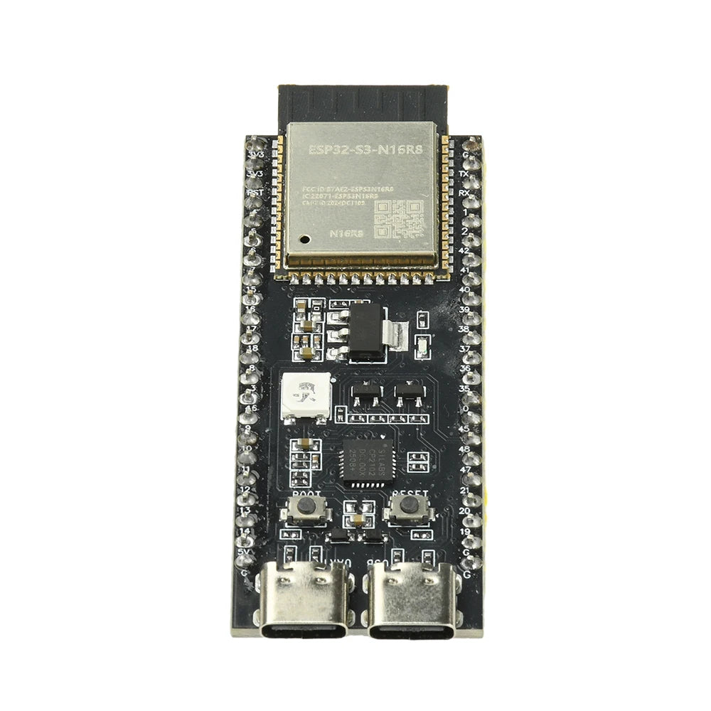 ESP32-S3-DevKitC-1 WiFi Bluetooth Development Board Onboard CP2102 ESP32-S3-N16R8 44Pin Type-C Interface IoT Programmable Module