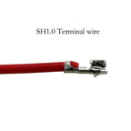 100pcs SH1.0 MX1.25 GH1.25 PH2.0 XH2.54 Soft Silicon High Temp Resist Terminal Wire Cable 10/20cm Single Double Terminal Crimped