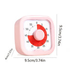 Silent Visual Timer 60-Minute Stopwatch Alarm Clock Countdown Timer Visualization with Stand Kitchen Cooking Timer Indoor